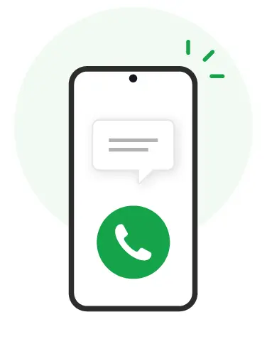 Illustratie van een potentiële klant die contact opneemt